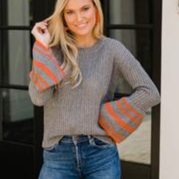 Jack by BB Dakota Like I Flare Drop Needle Sweater size Medium - Picture 2 of 11